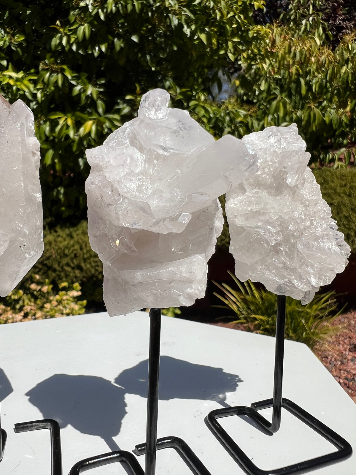 Mini Clear Quartz on Stand