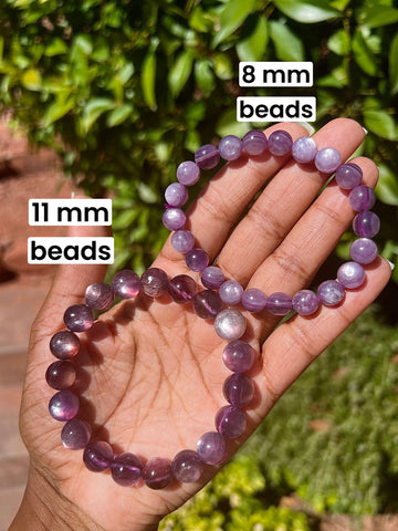 Gemmy Lepidolite Bracelet (Choose your size)