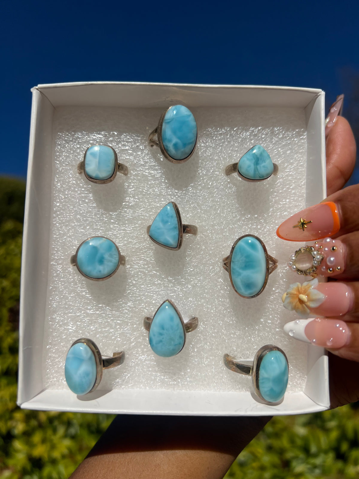 Larimar Rings (Choose Your Fav!) 🌊