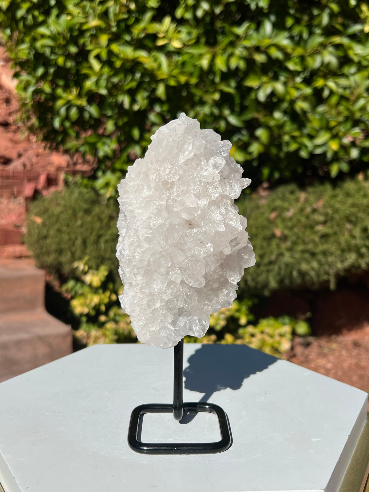 Clear Quartz on Stand - A