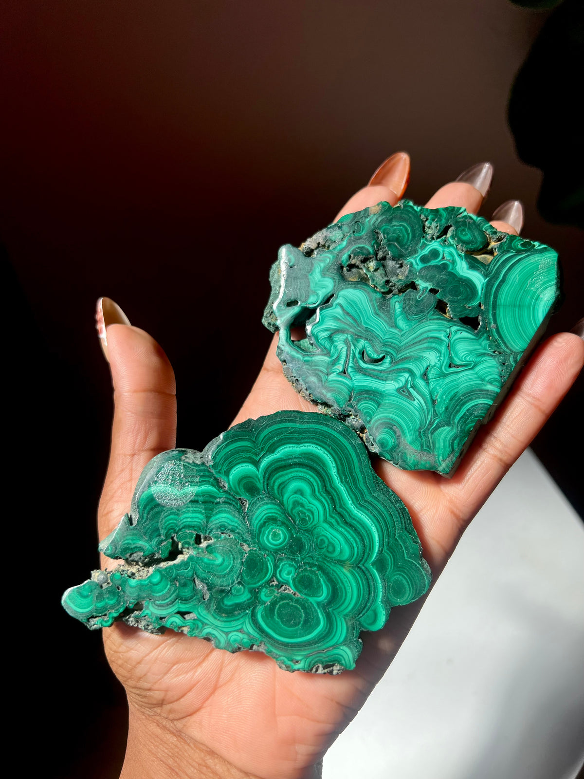 Polished Malachite Slabs (Choose Your Fav!)