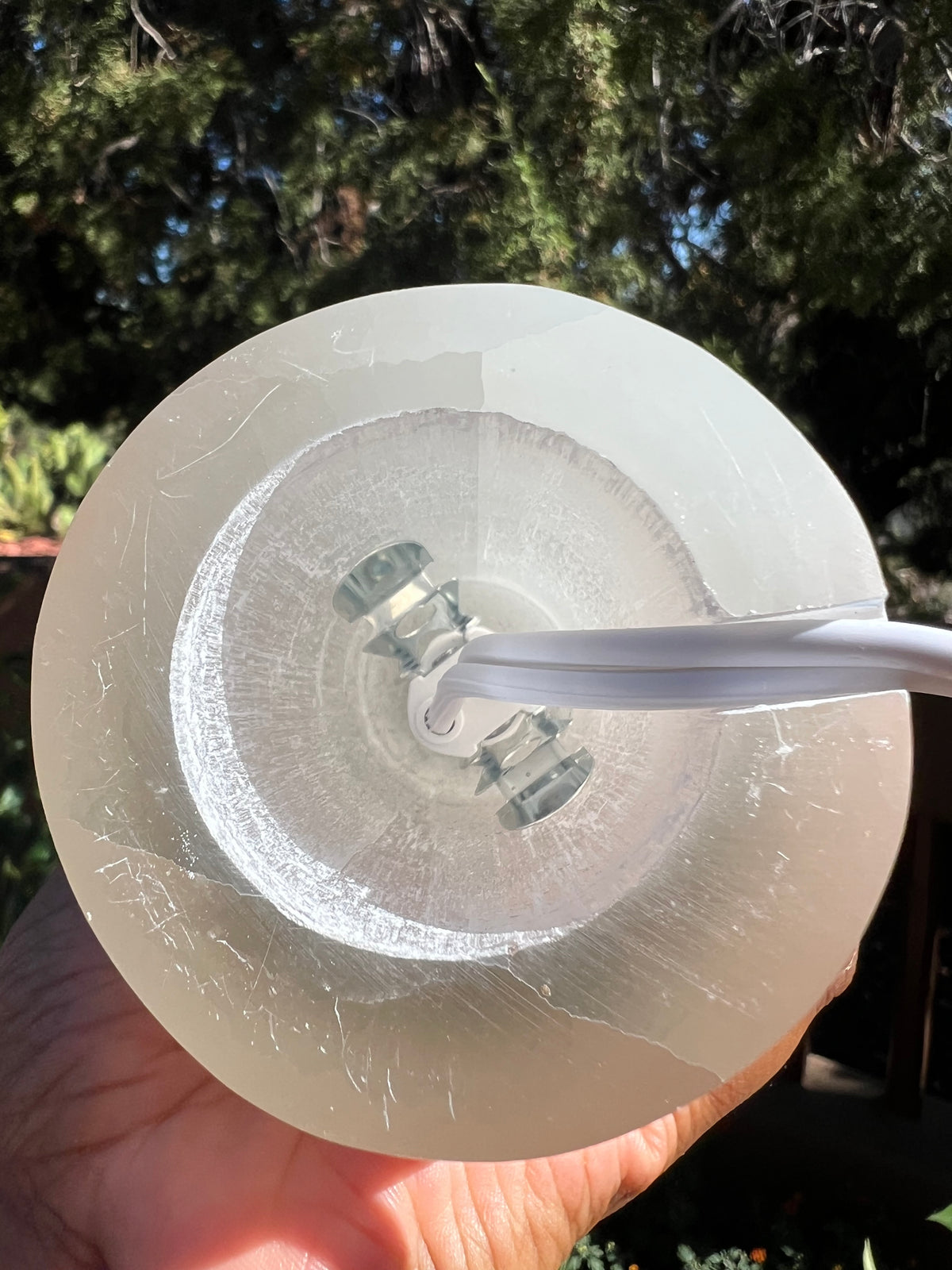 Selenite Mushroom Lamp 🍄