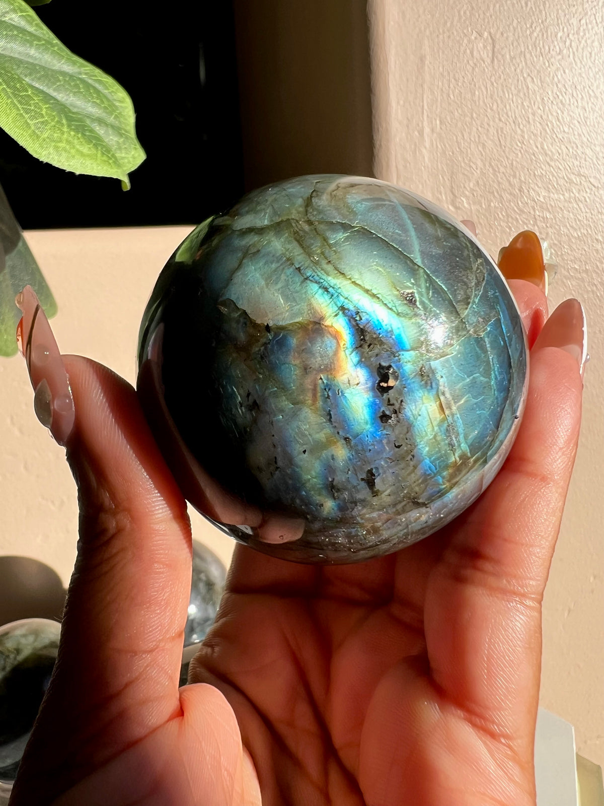 High Flash Labradorite Spheres (Choose your size!)