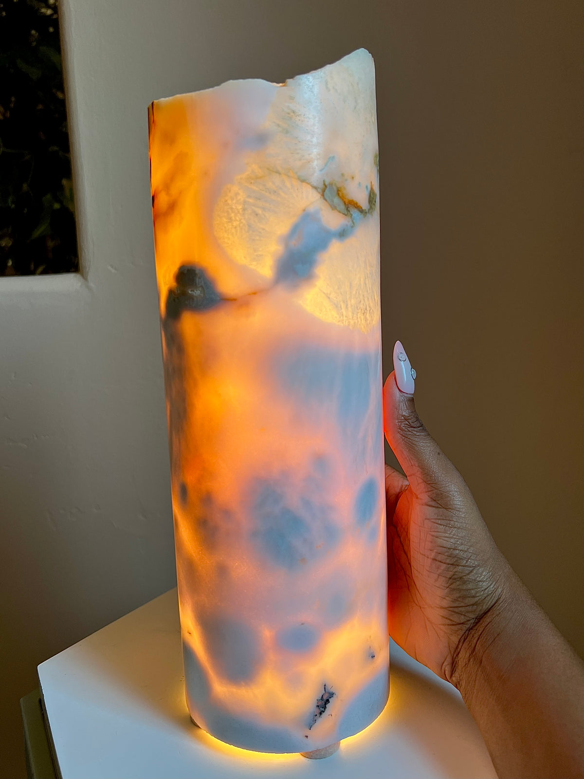 Flower Agate Lamp