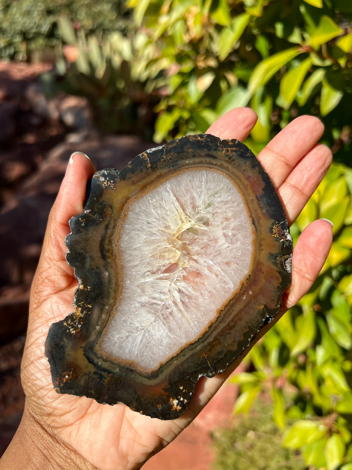 Medium Agate Slice- E