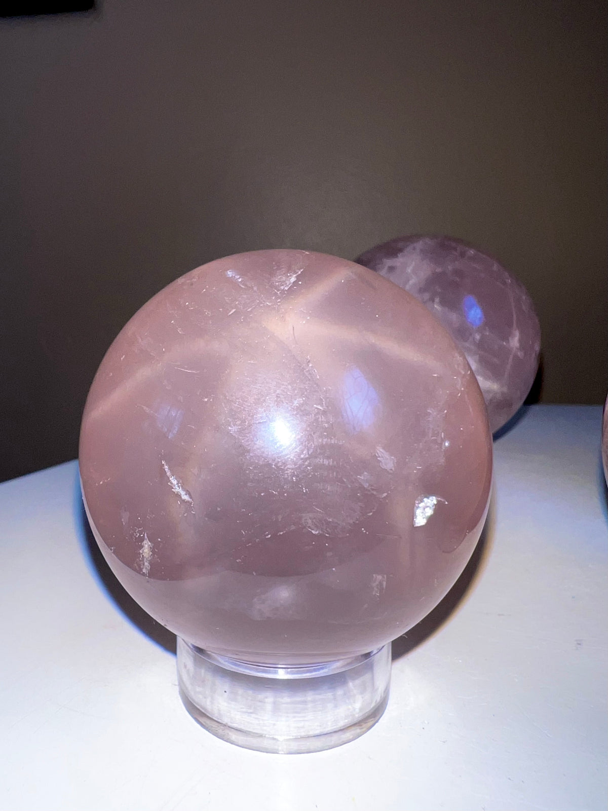 Rare 😍: Star Rose Quartz Spheres