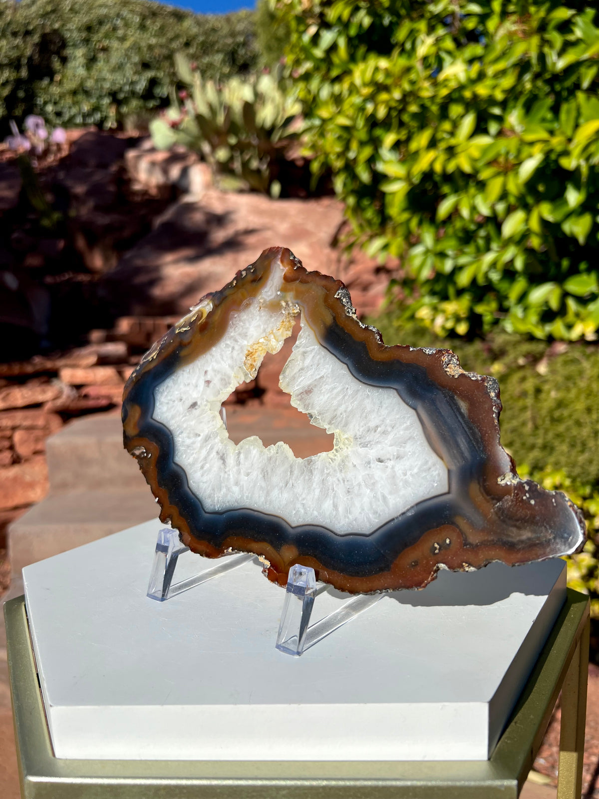 Large Agate Slice- B