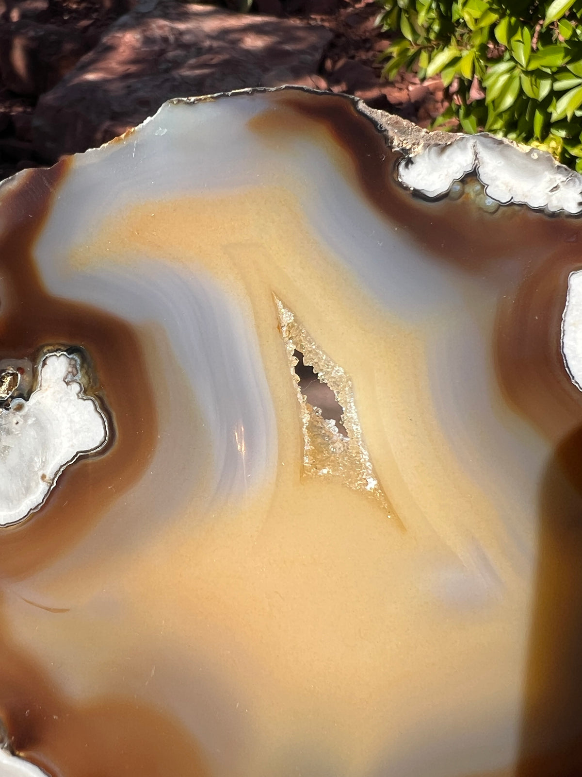 Medium Agate Slice- H