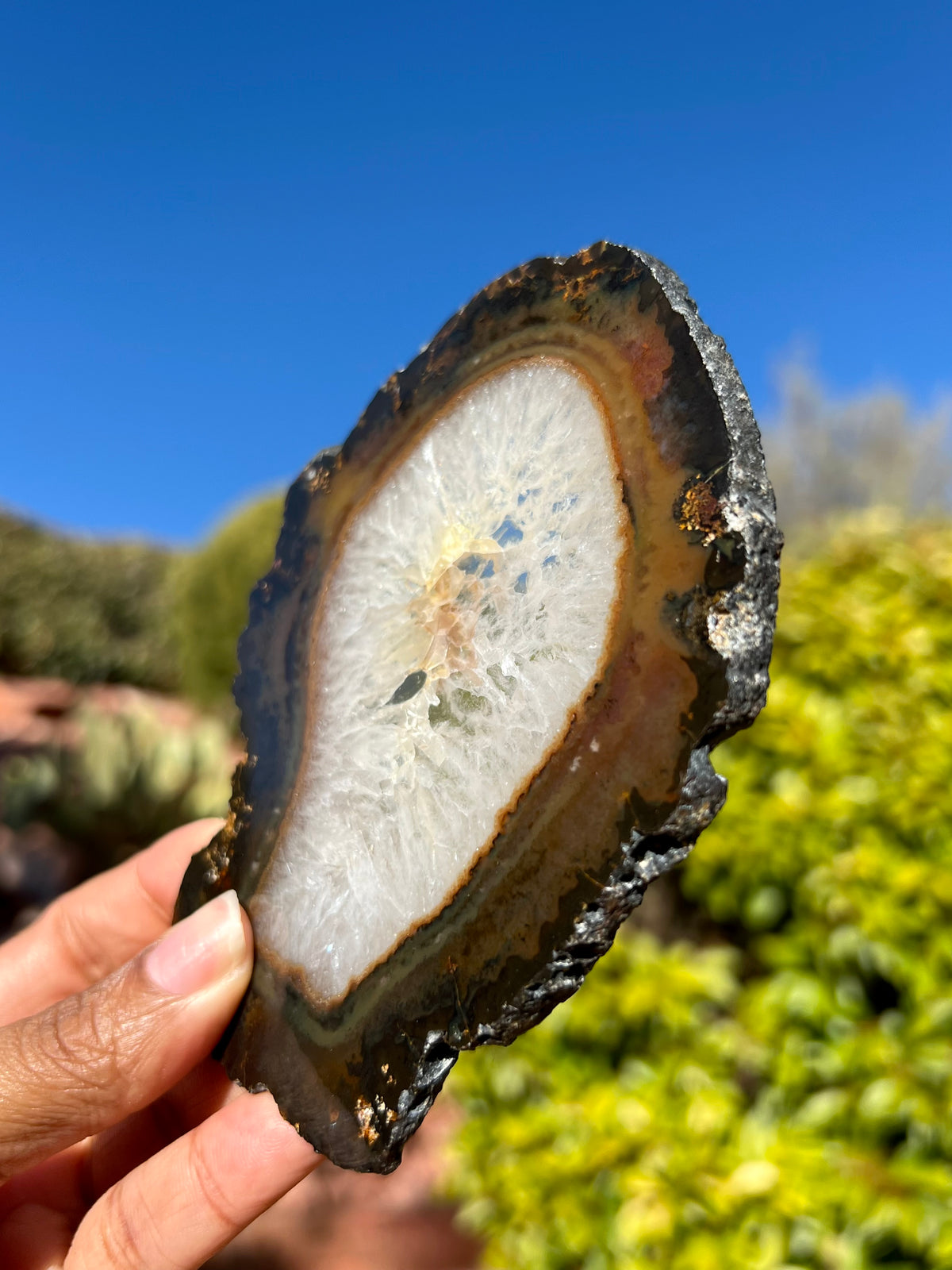 Medium Agate Slice- E