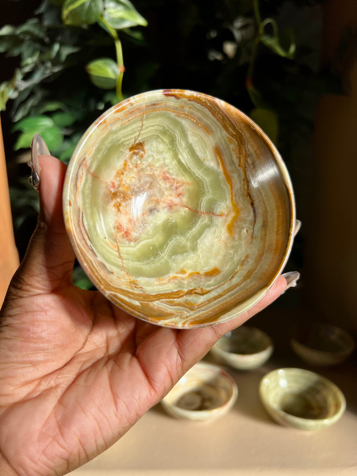 Green Onyx Bowls- Medium (4")