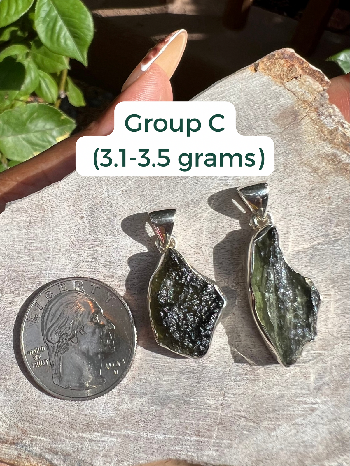 Moldavite Pendants