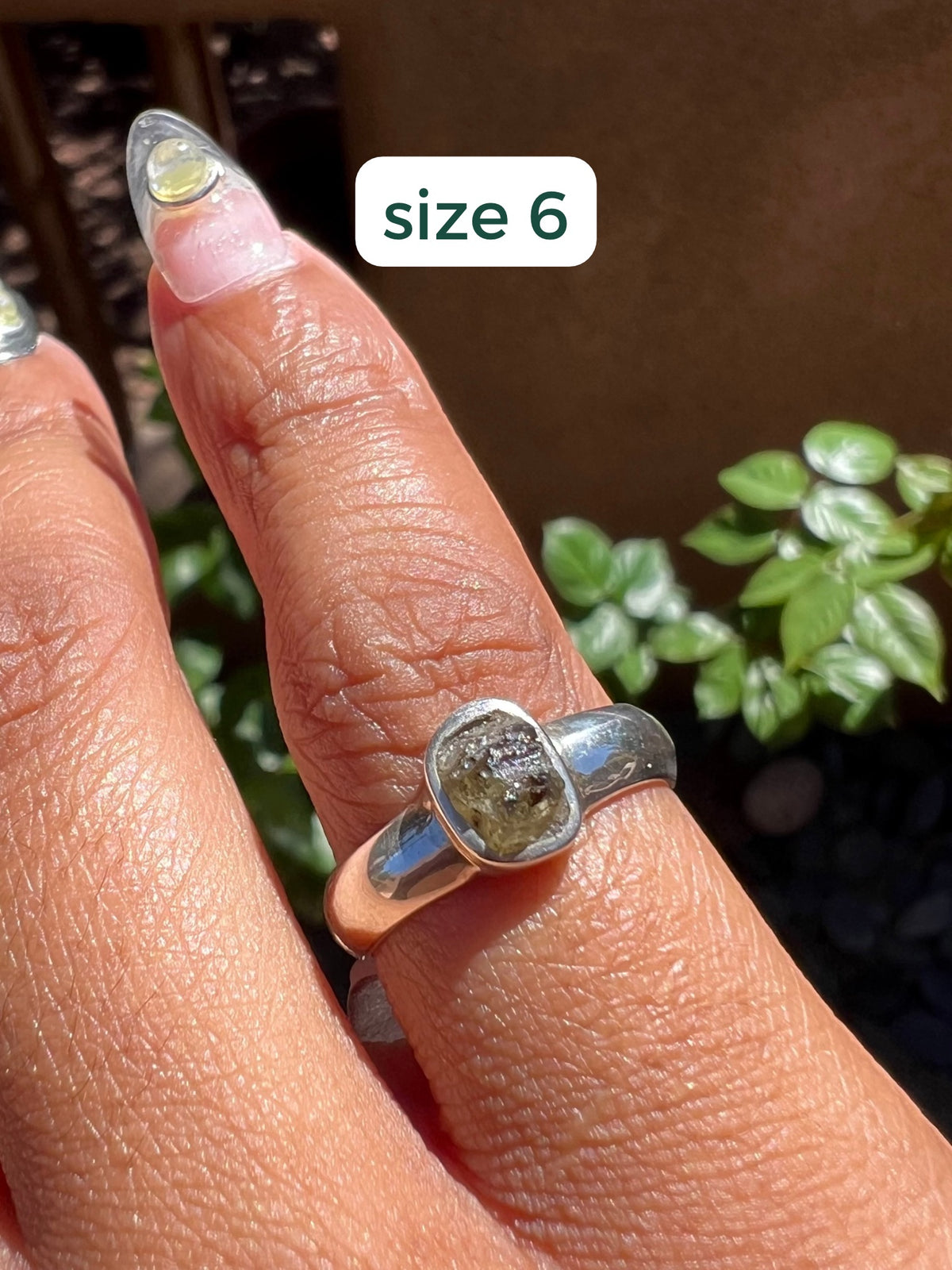 Moldavite Rings- Size 6,7,8