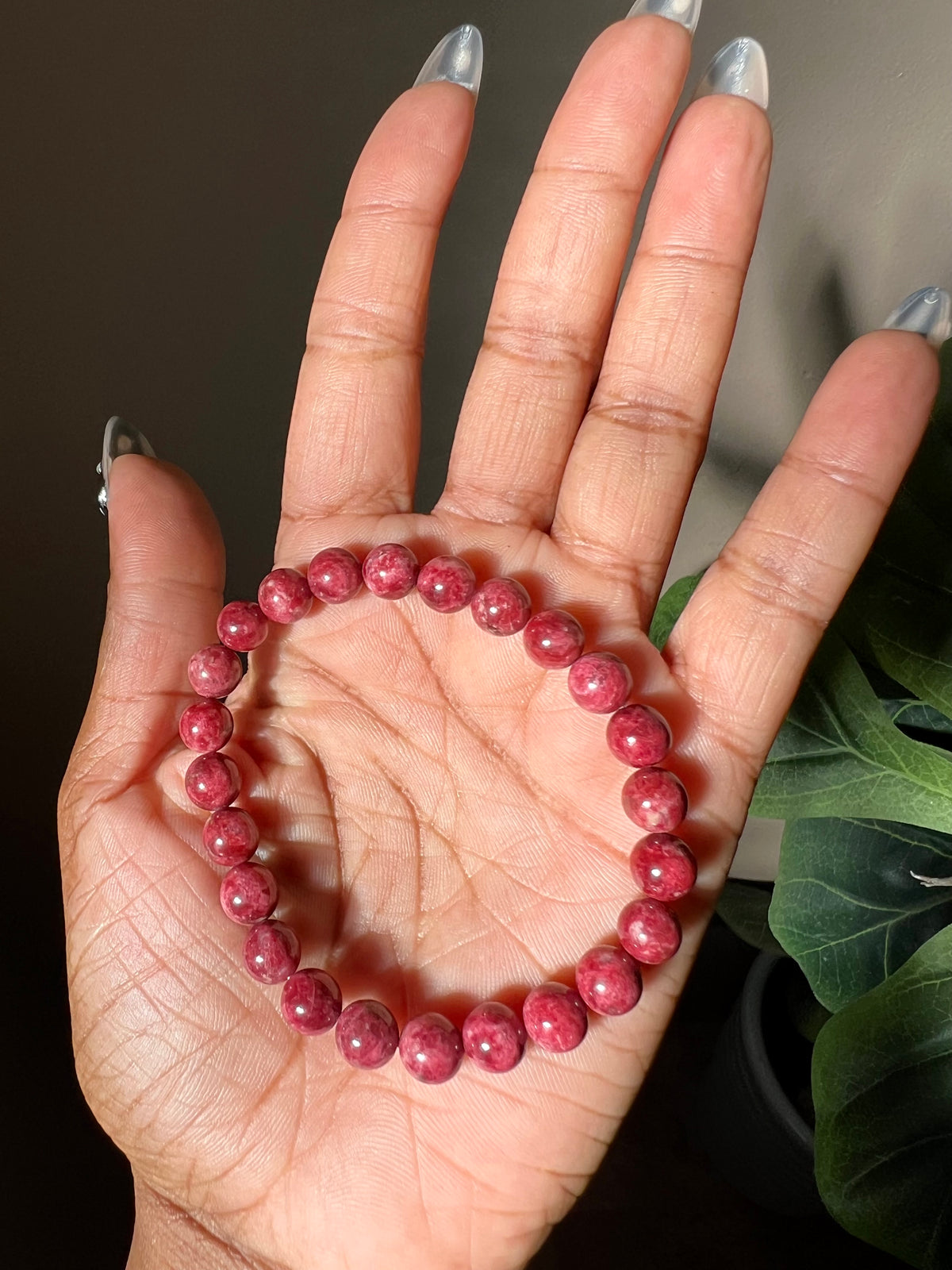 RARE 😍: Thulite Bracelets- 8mm beads