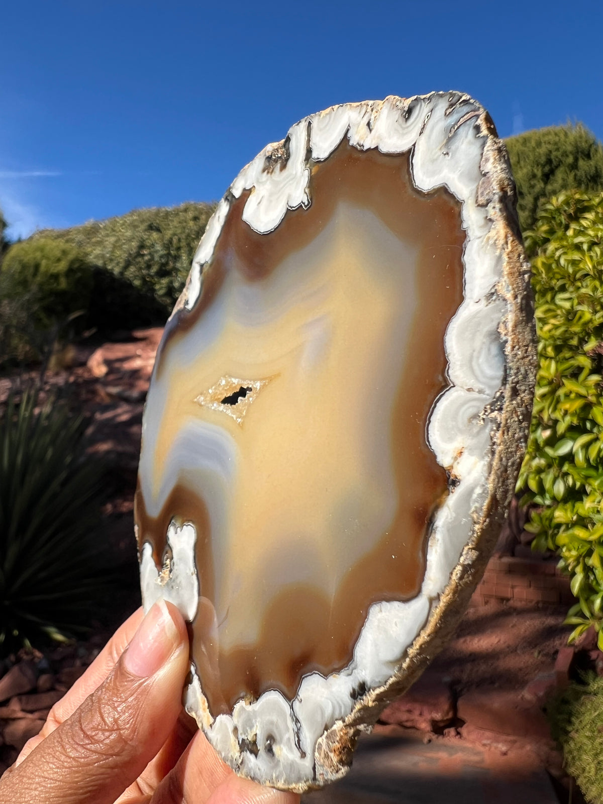 Medium Agate Slice- H