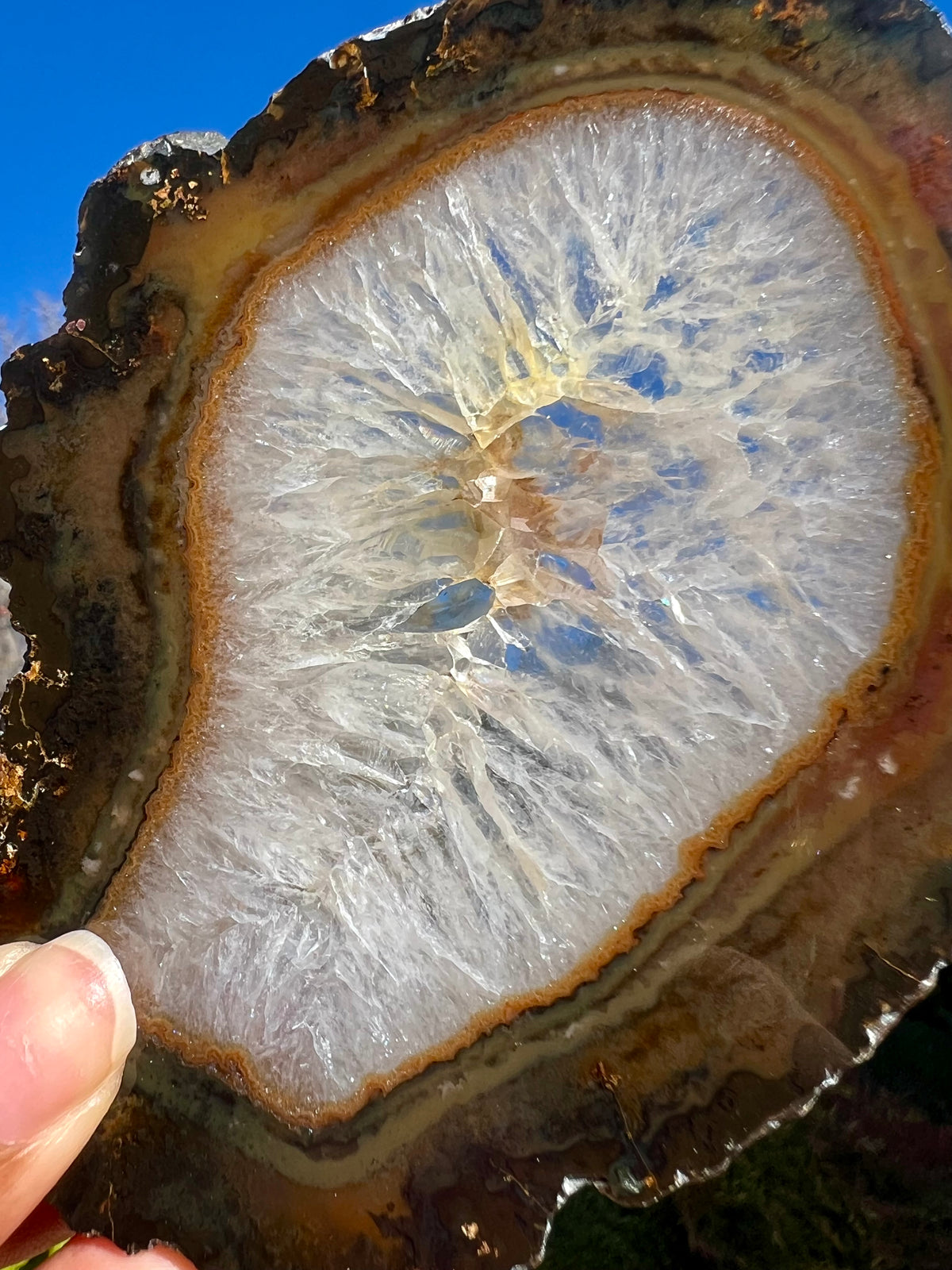 Medium Agate Slice- E