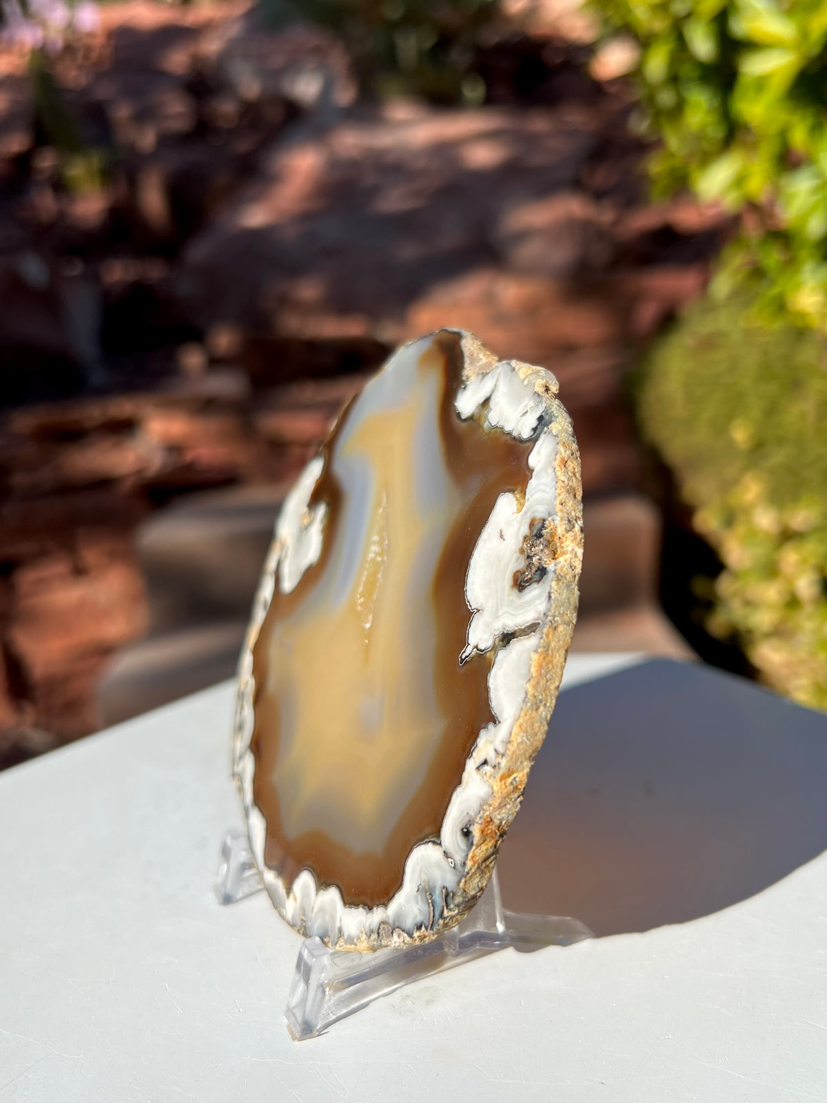 Medium Agate Slice- H