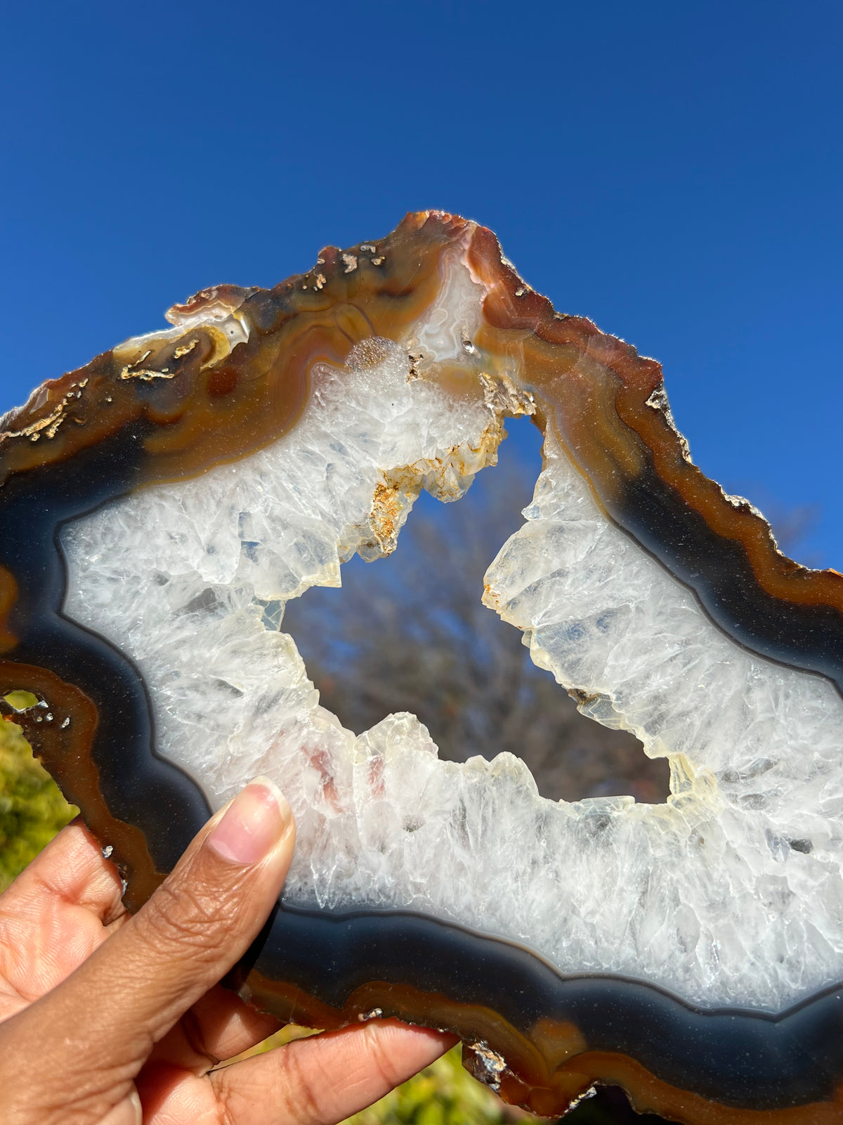 Large Agate Slice- B