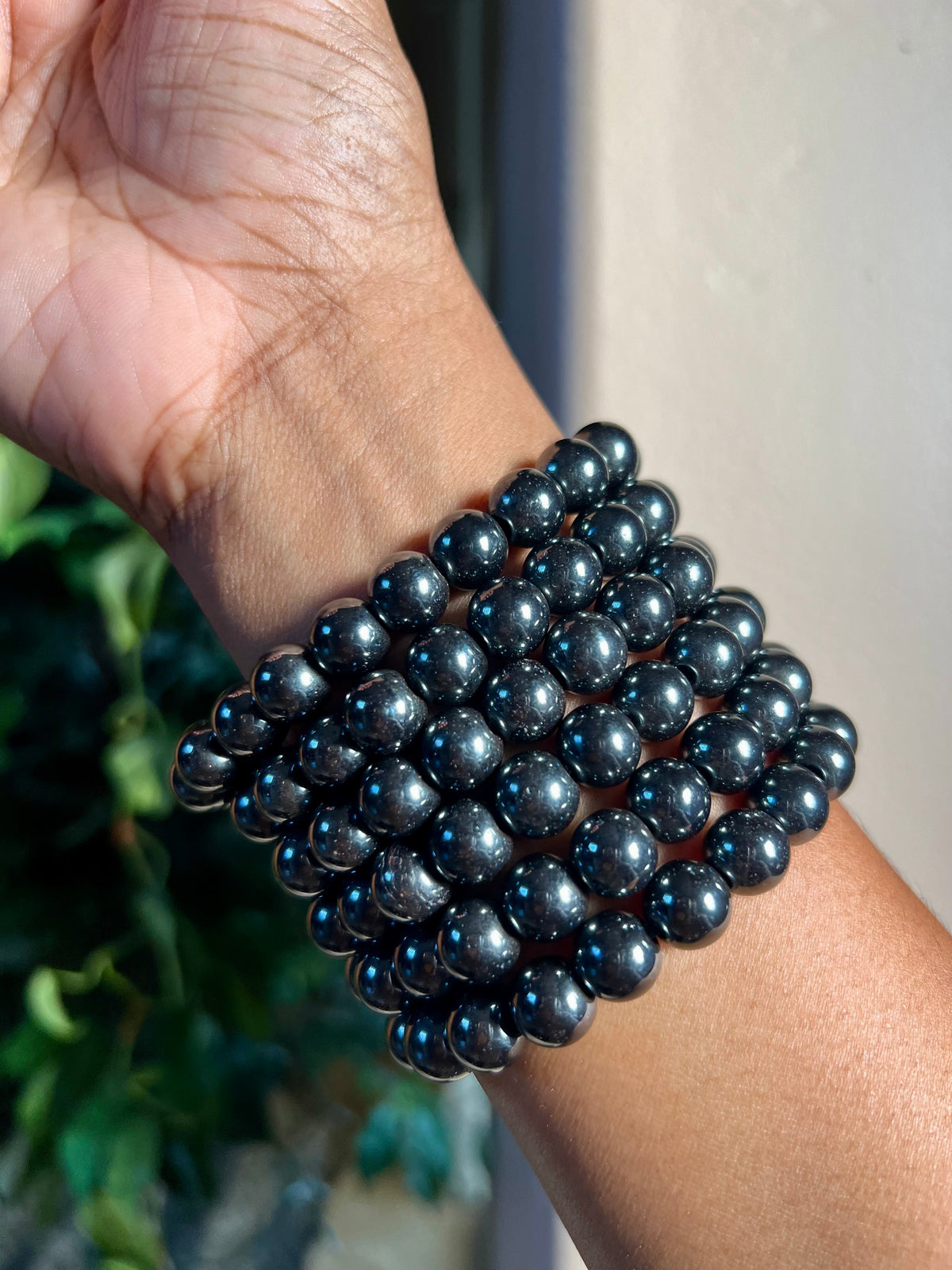 Hematite Bracelet - 10mm beads