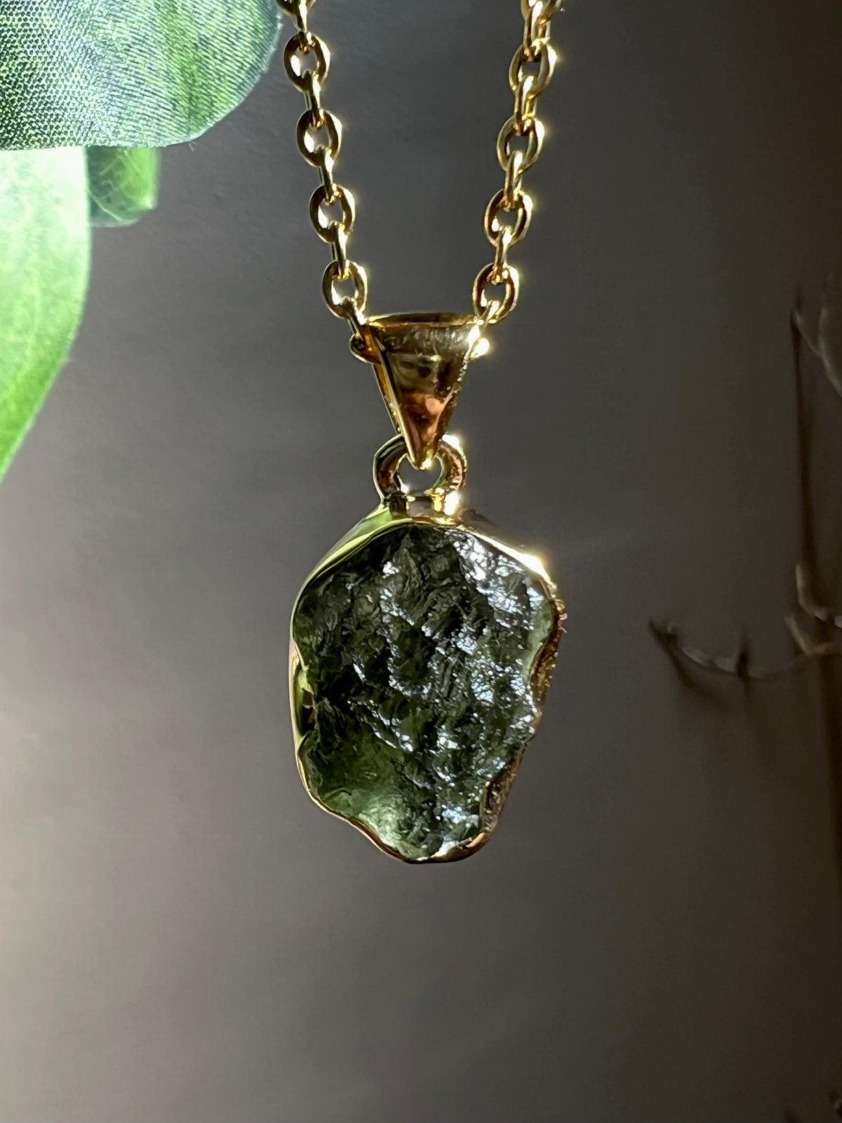 18K Gold-Plated Moldavite Pendants (Choose Your Fav)!