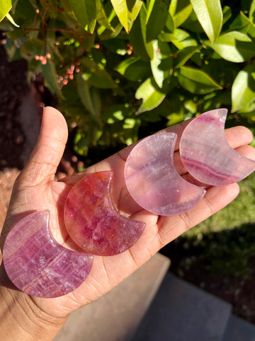 Purple Fluorite Moon (Perfectly Imperfect 💎)
