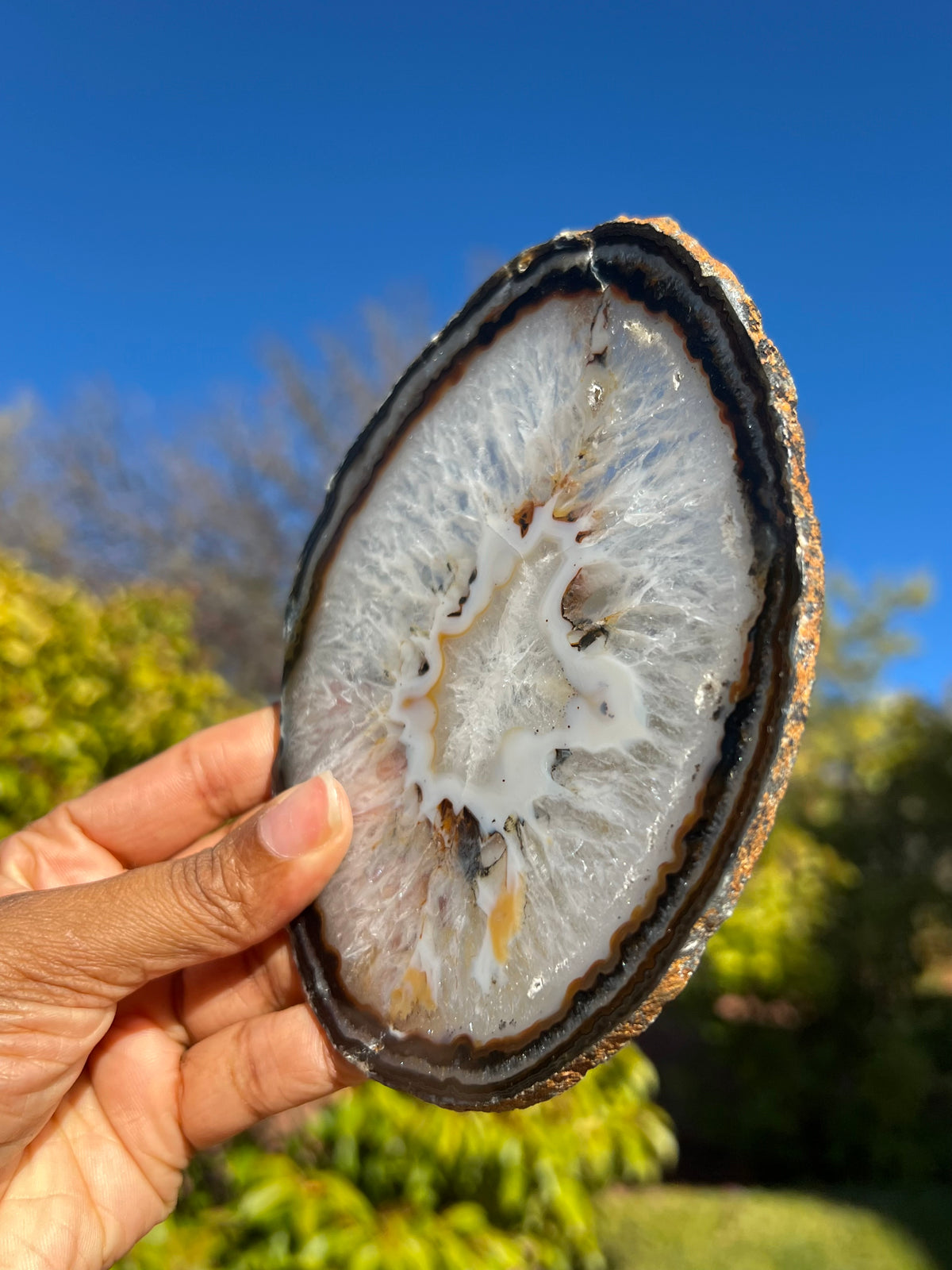 Medium Agate Slice- F