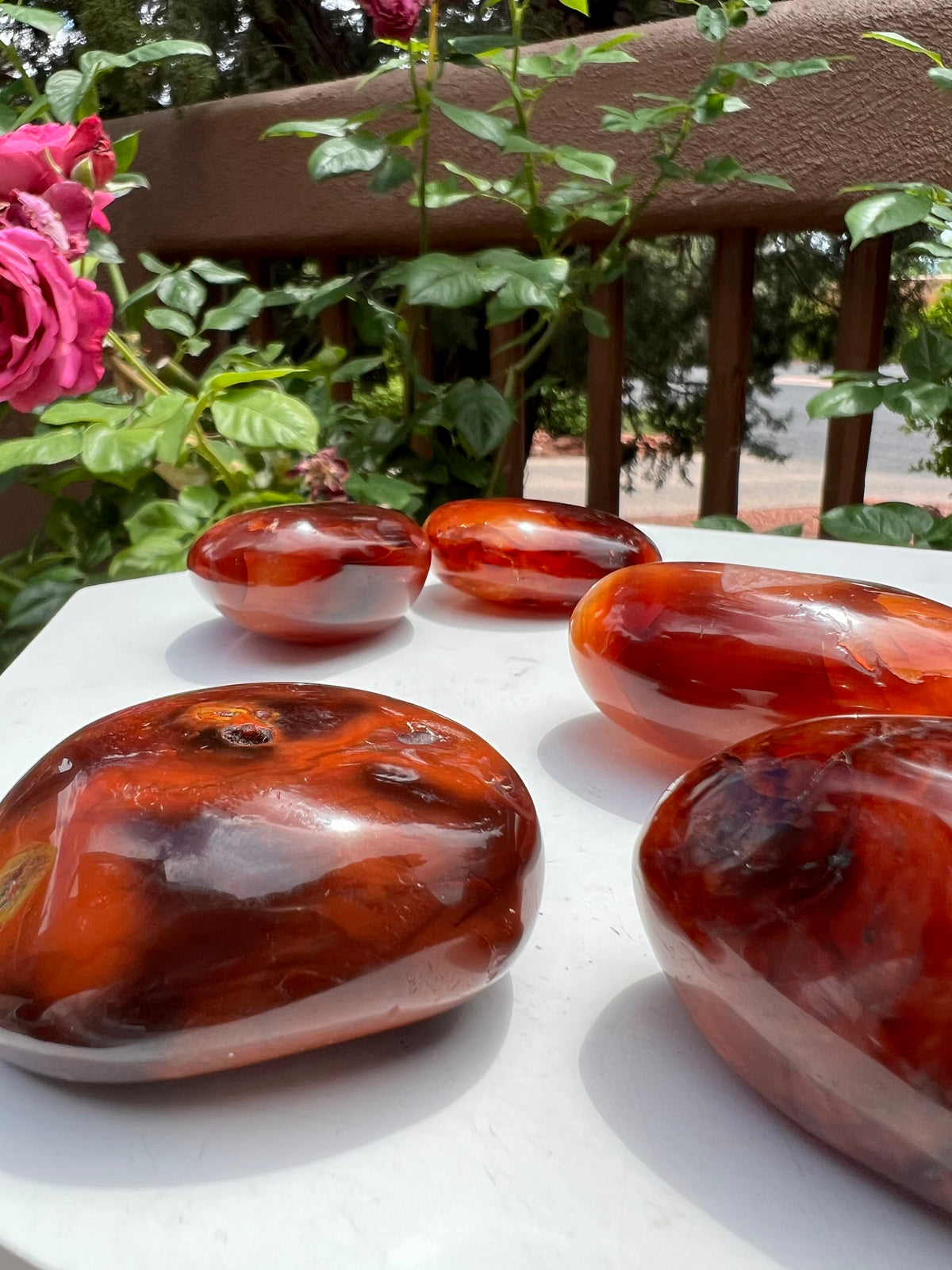 Medium Carnelian Pebbles 🔥