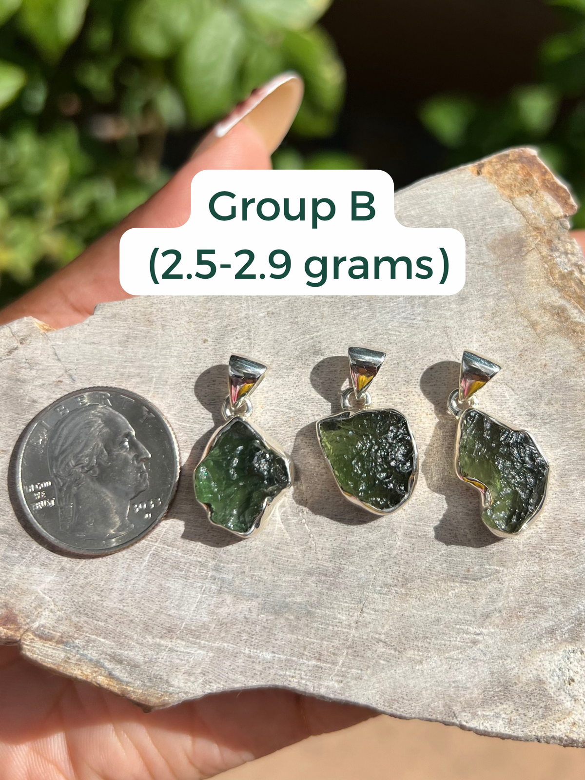 Moldavite Pendants