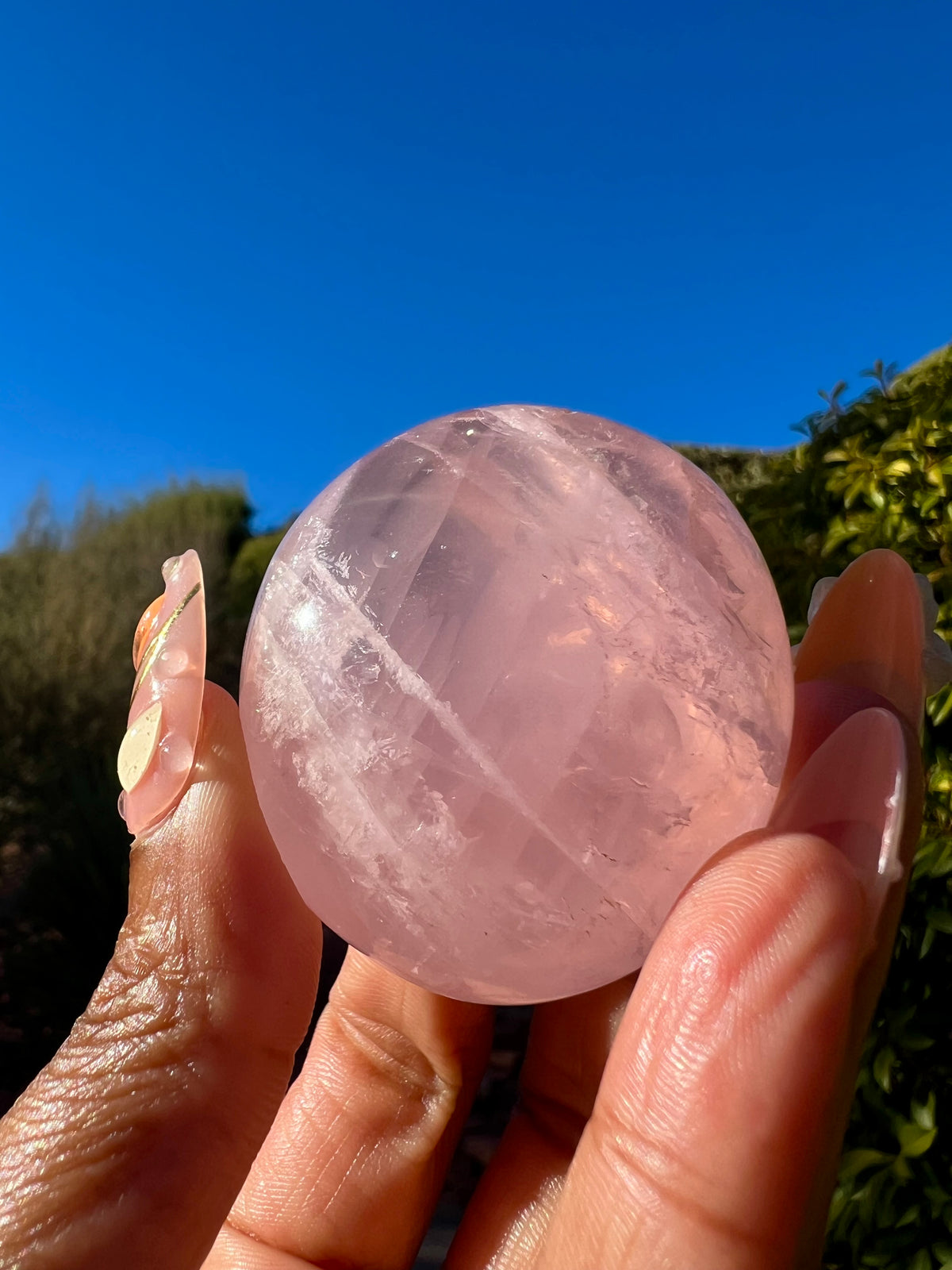 Rose Quartz Pebbles- Medium