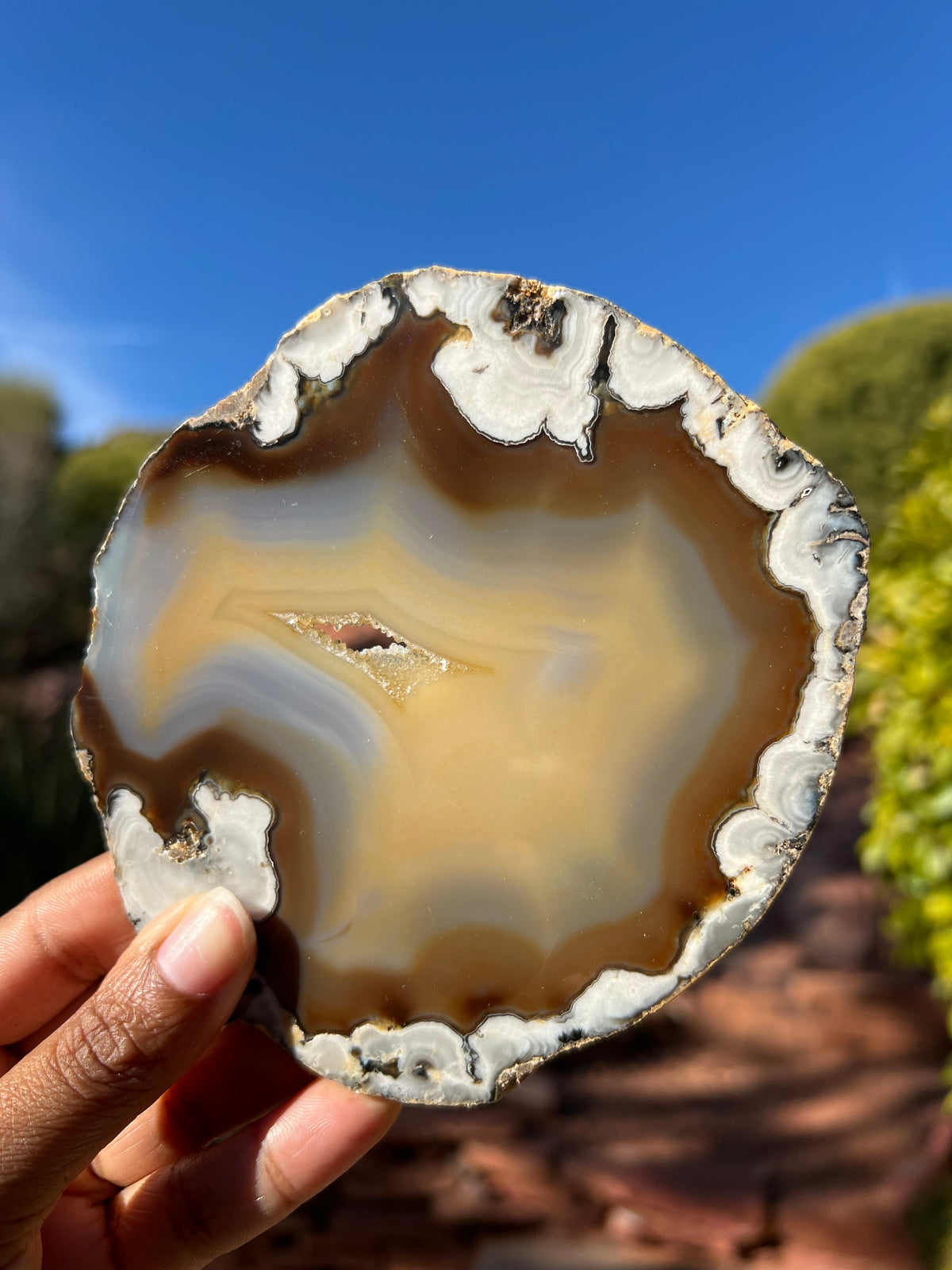 Medium Agate Slice- H