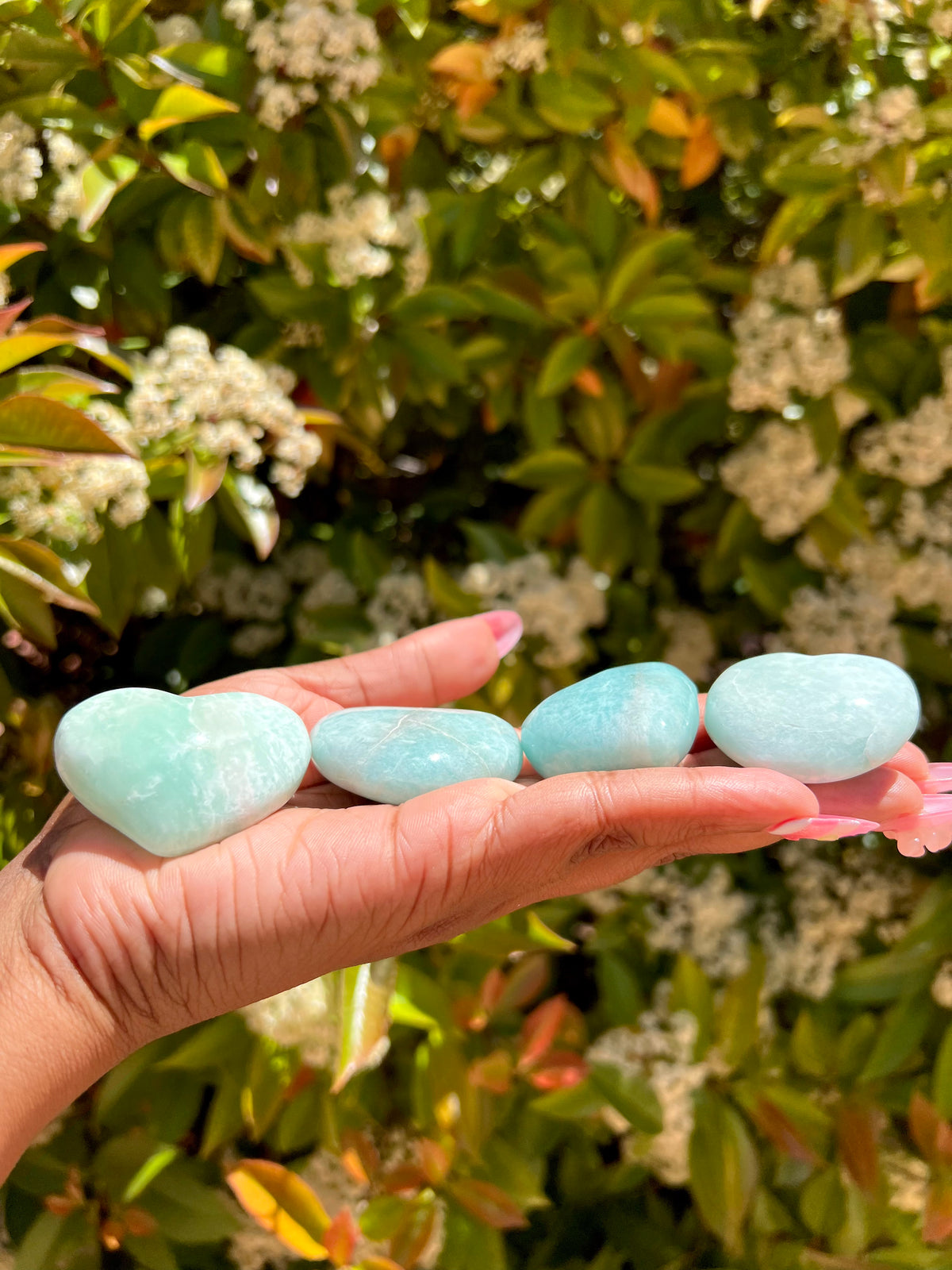 Small Amazonite Hearts (Perfectly Imperfect) 💎