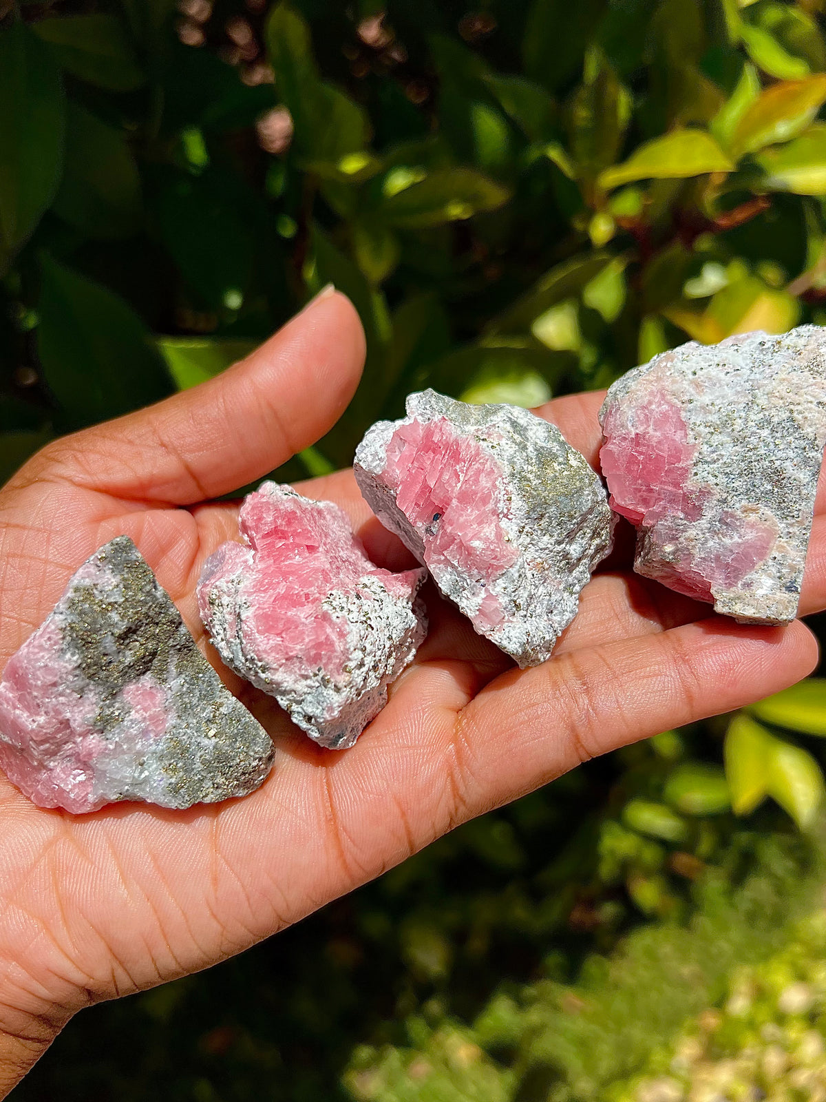 Rhodochrosite w/ Pyrite Specimen (Intuitively Selected)