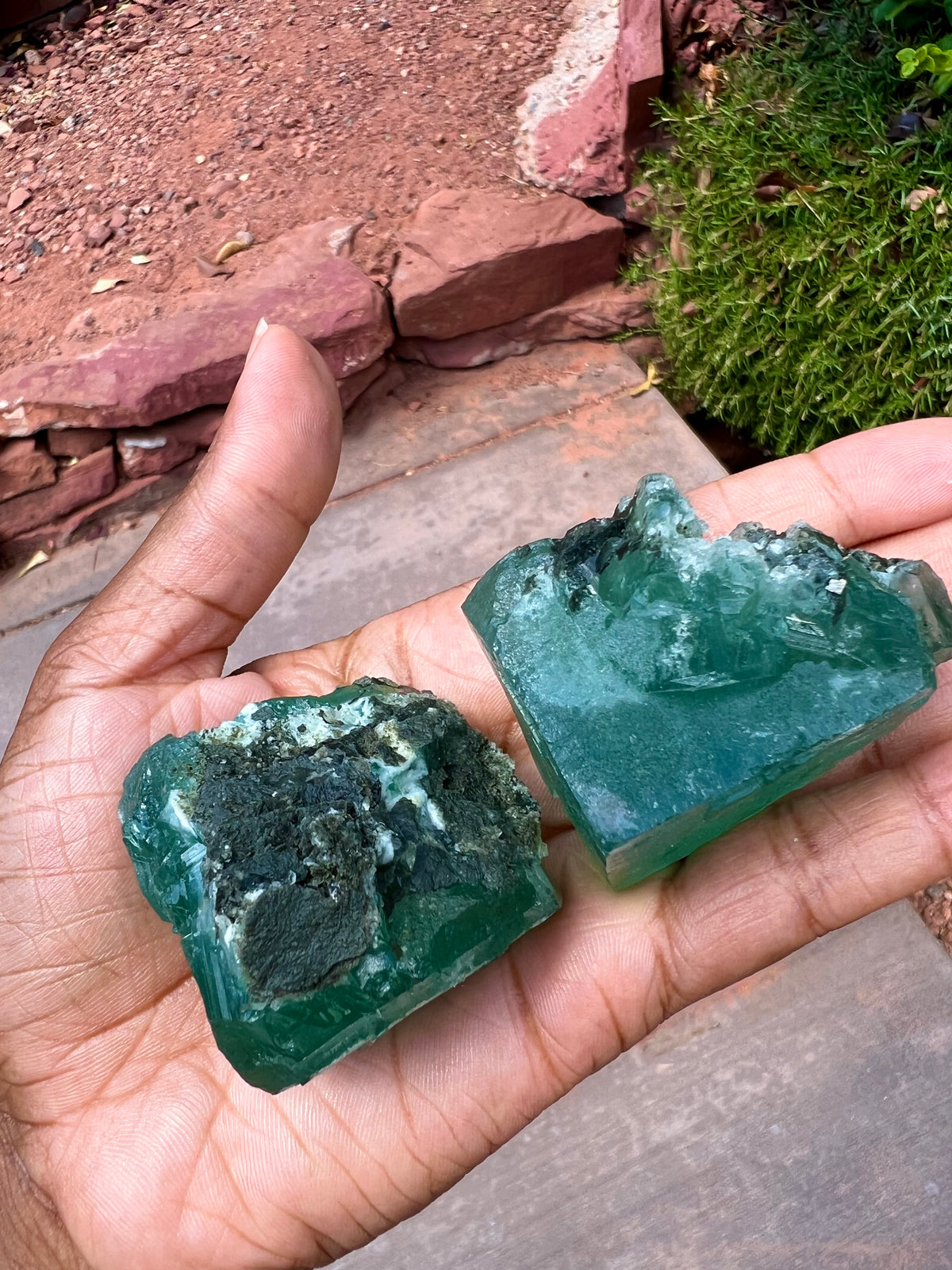 Green Cubic Fluorite (Perfectly Imperfect)
