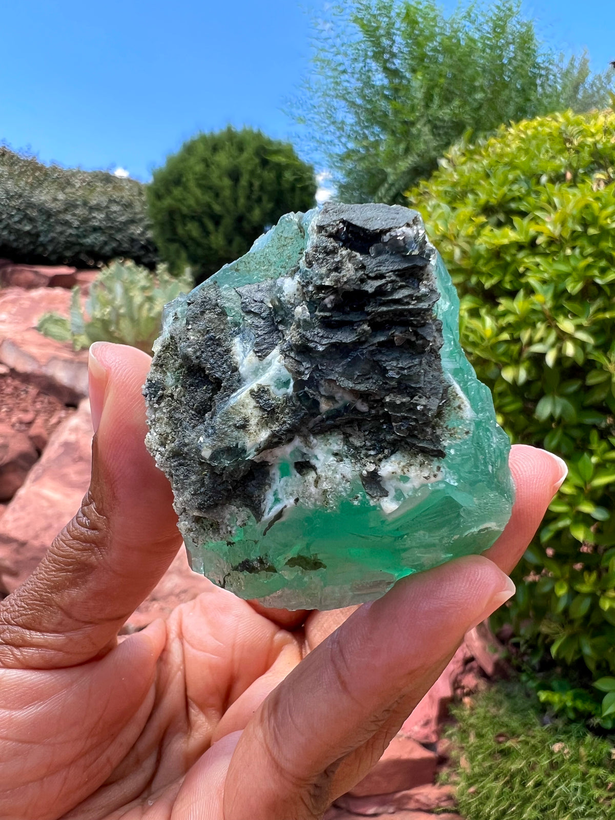 Green Cubic Fluorite (Perfectly Imperfect)