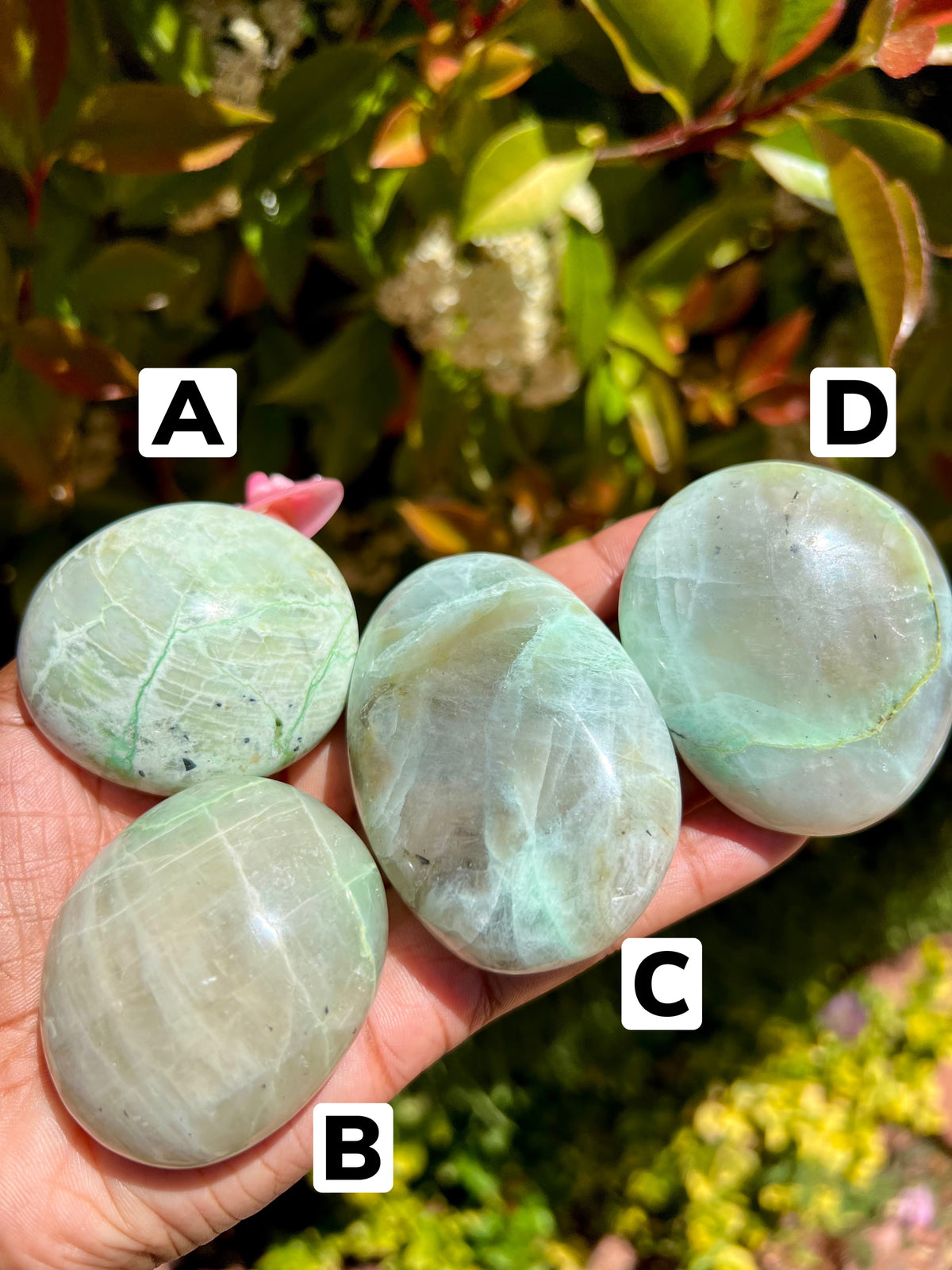 Green Moonstone (Garnierite) Pebbles (Perfectly Imperfect) 💎