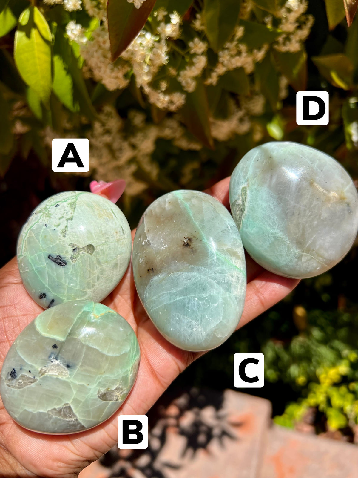 Green Moonstone (Garnierite) Pebbles (Perfectly Imperfect) 💎