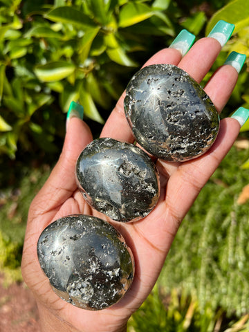 Peruvian Pyrite Palm Stone