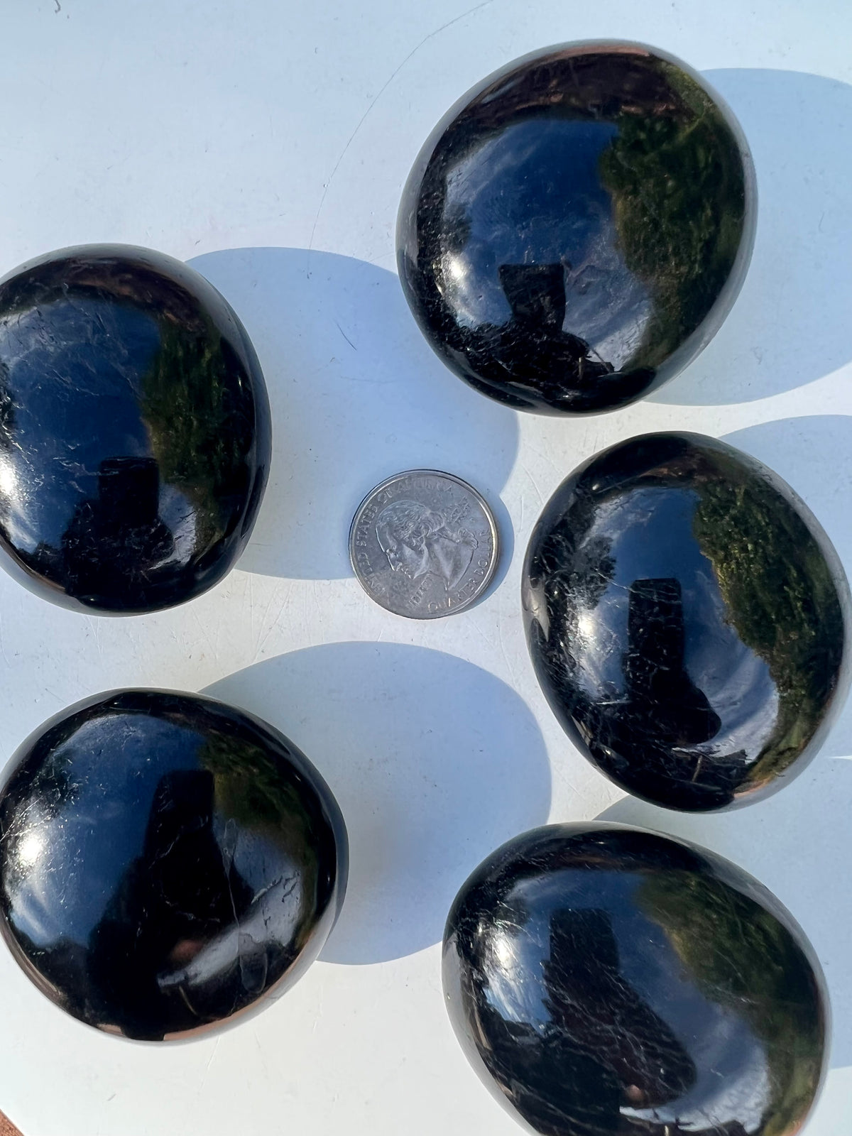 High Grade Black Tourmaline Pebbles