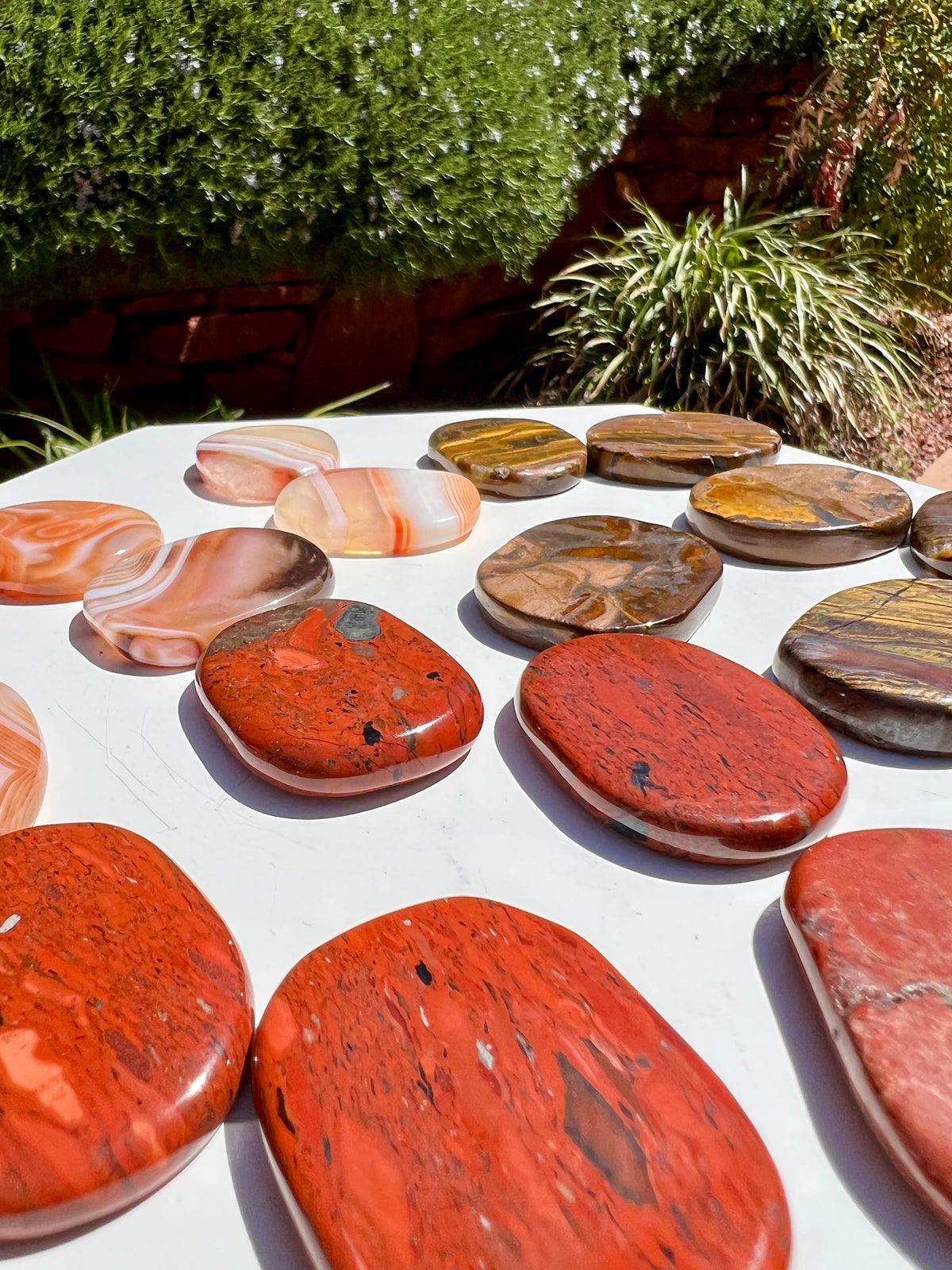 The Confidence Trio ( Red Jasper, Banded Carnelian, Tiger Iron)