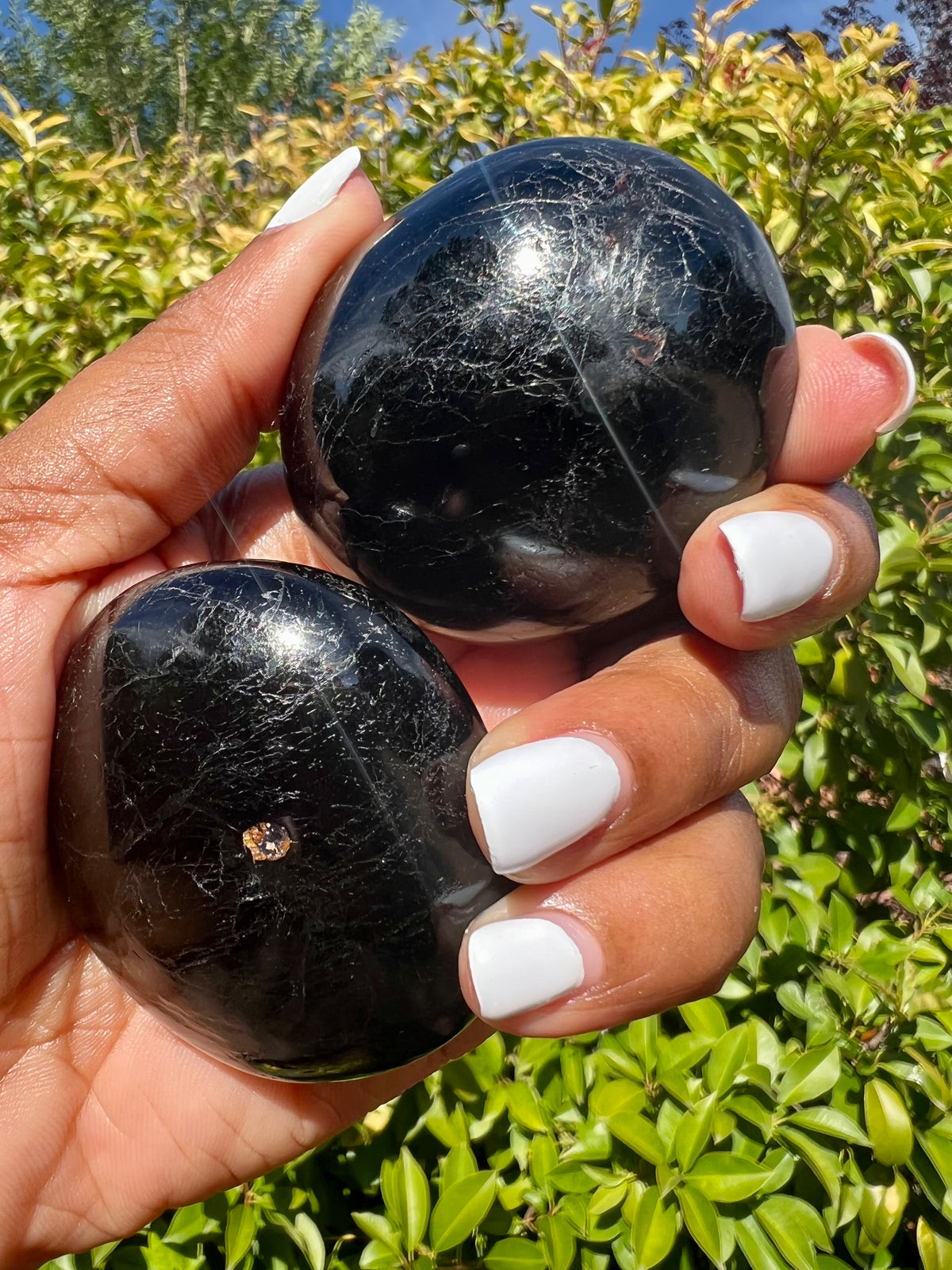 High Grade Black Tourmaline Pebbles
